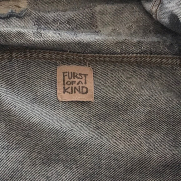 Furst of a kind denim jean jacket distressed - Picture 8 of 8